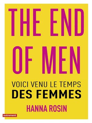 cover image of The End of Men